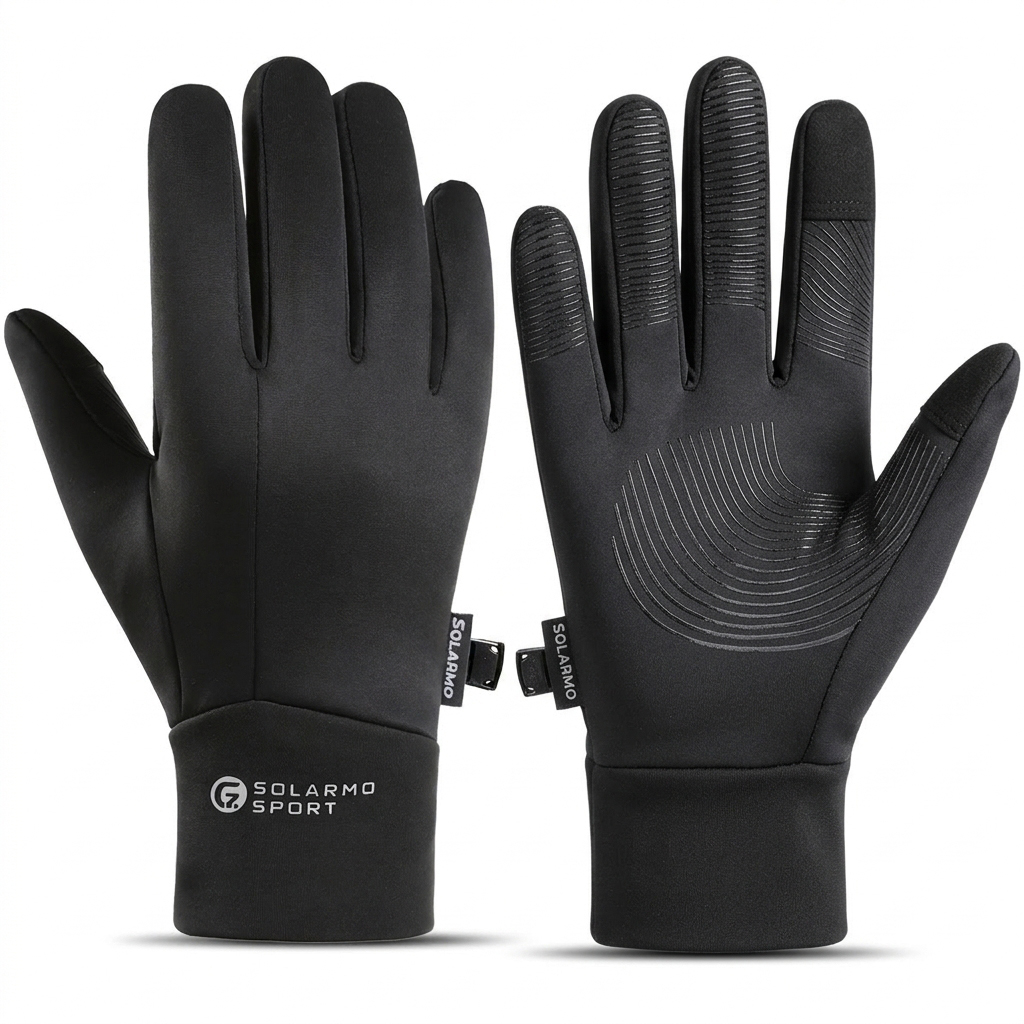 Cycling Gear Weather - Winter Sport Gloves for Men, Touchscreen