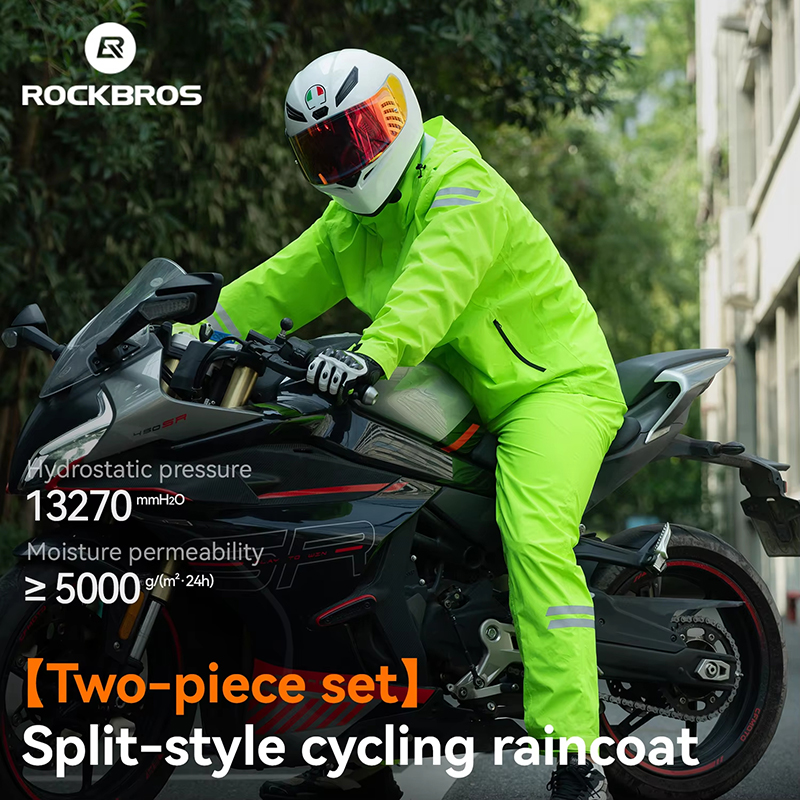 Cycling Gear Women Sale - ROCKBROS Cycling Raincoat All-weather Heavy Rainproof