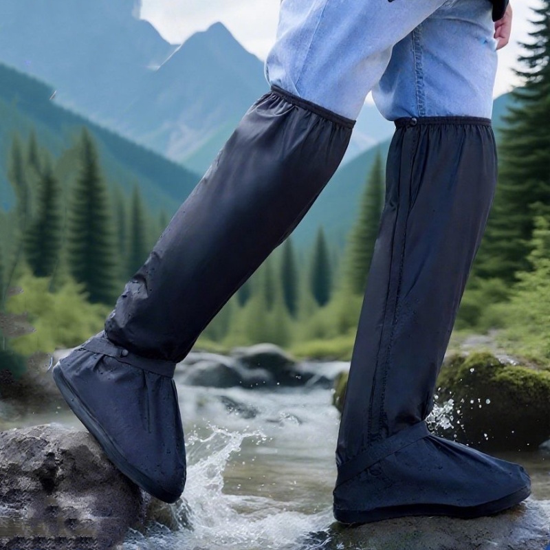 Cycling Shoe Covers - 60 CM High Tube Waterproof Rain
