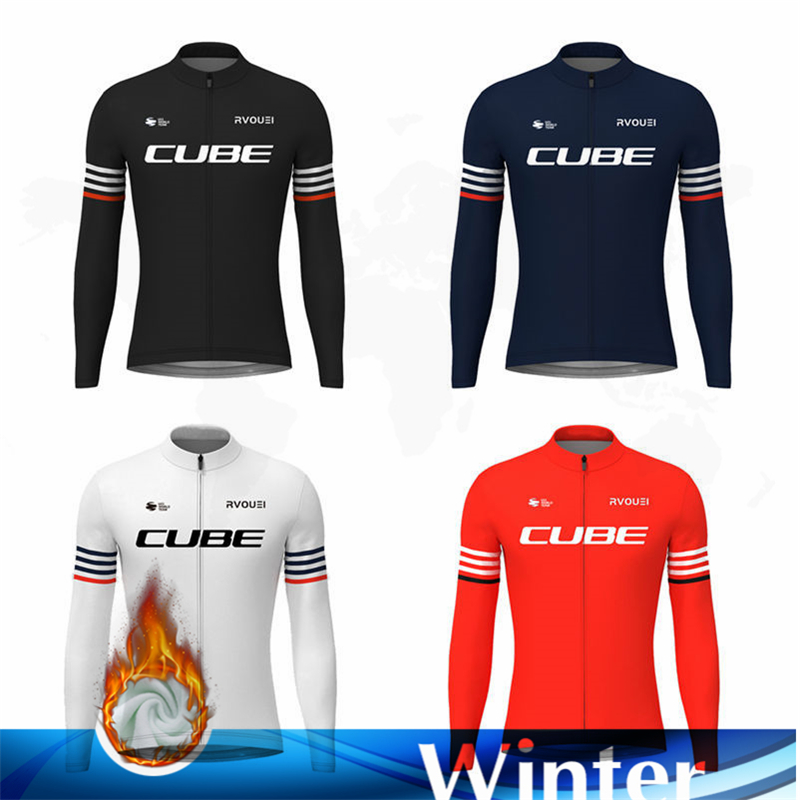 Cycling Gear For Winter - Winter Thermal Fleece Cycling Jersey Sports