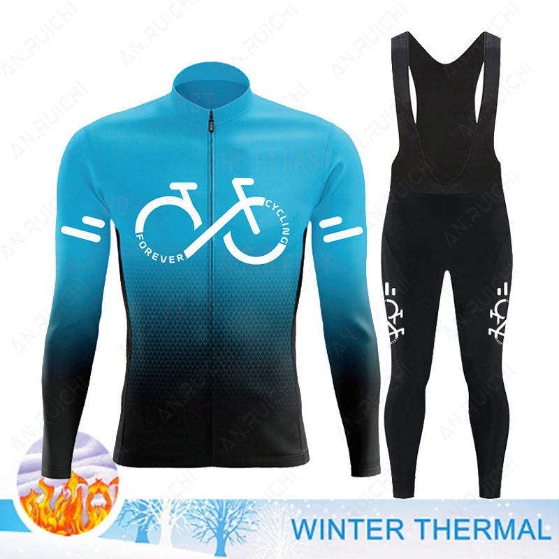 Cycling Gear For Winter - 2023 Winter Thermal Fleece Cycling Jersey