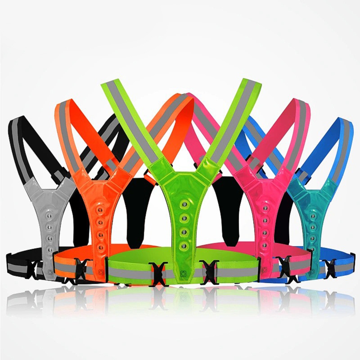Cycling Gear For Winter - Adjustable LED Running & Cycling Safety