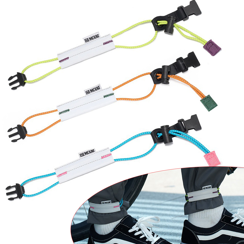 Cycling Gear - Reflective Cycling Pants Strap Adjustable Bike