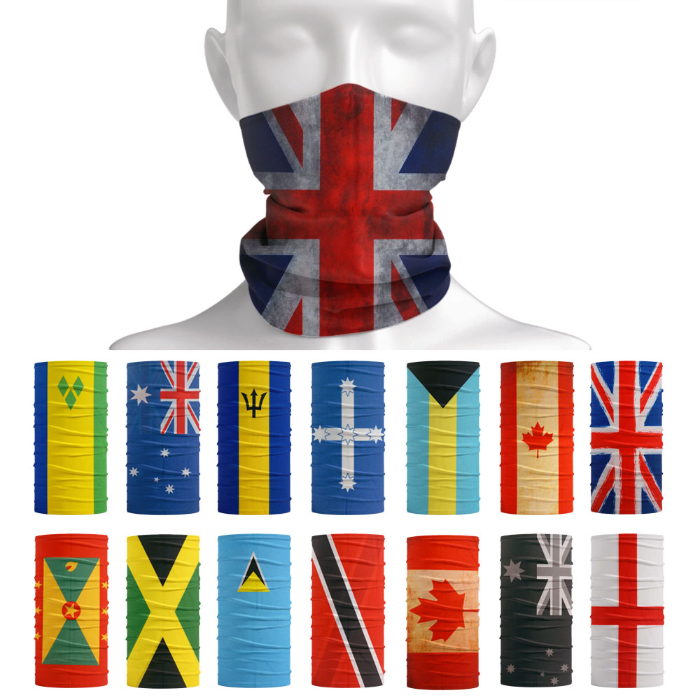 Mens Cycling Gear Uk - Commonwealth of Nations Flag Bandanas Multifunctional