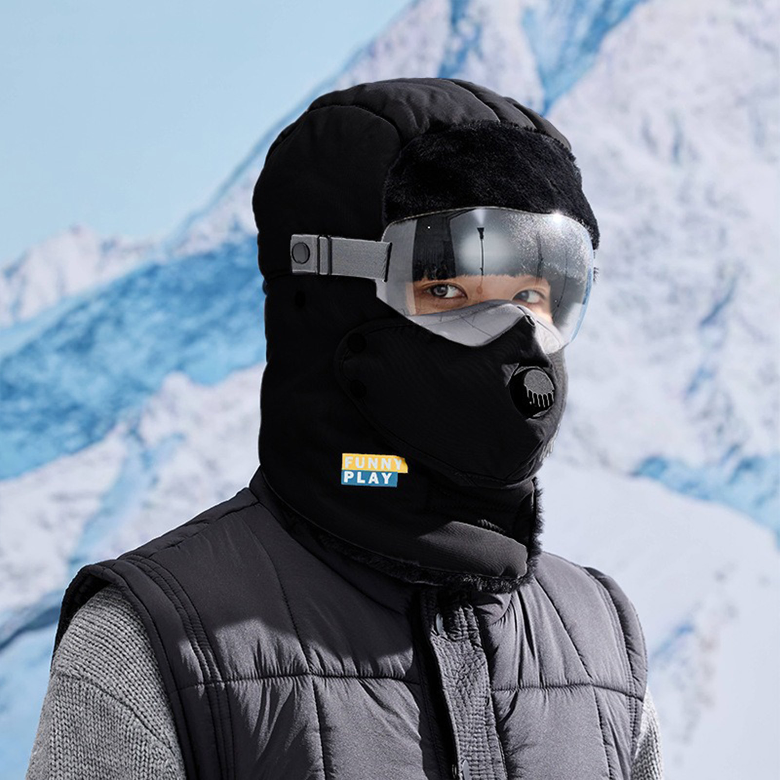 Cycling Gear Weather - Thermal Winter Hat Fleece Lined Thickened