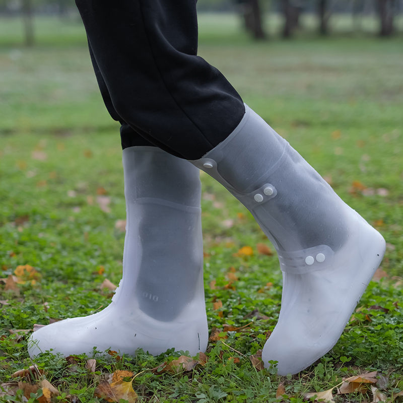 Cycling Shoe Covers - Waterproof Long High Tube Rain Shoe