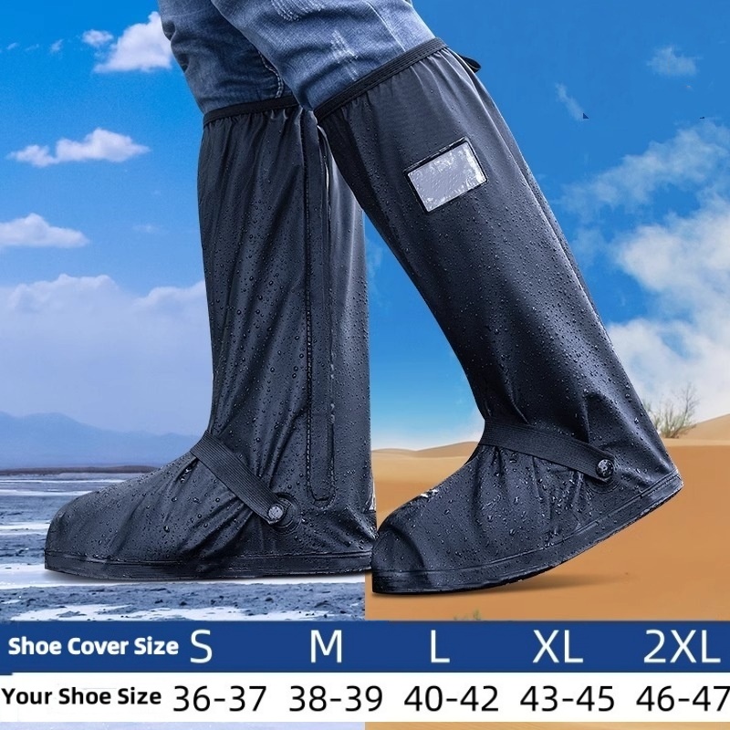 Cycling Shoe Covers - ﻿ High Tube Waterproof Anti-Slip Rain