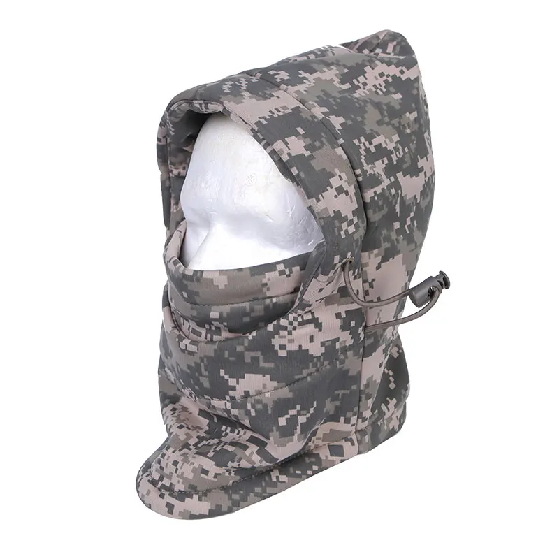 Cycling Gear For Winter - Tactical Camouflage Warm Hood Face Neck