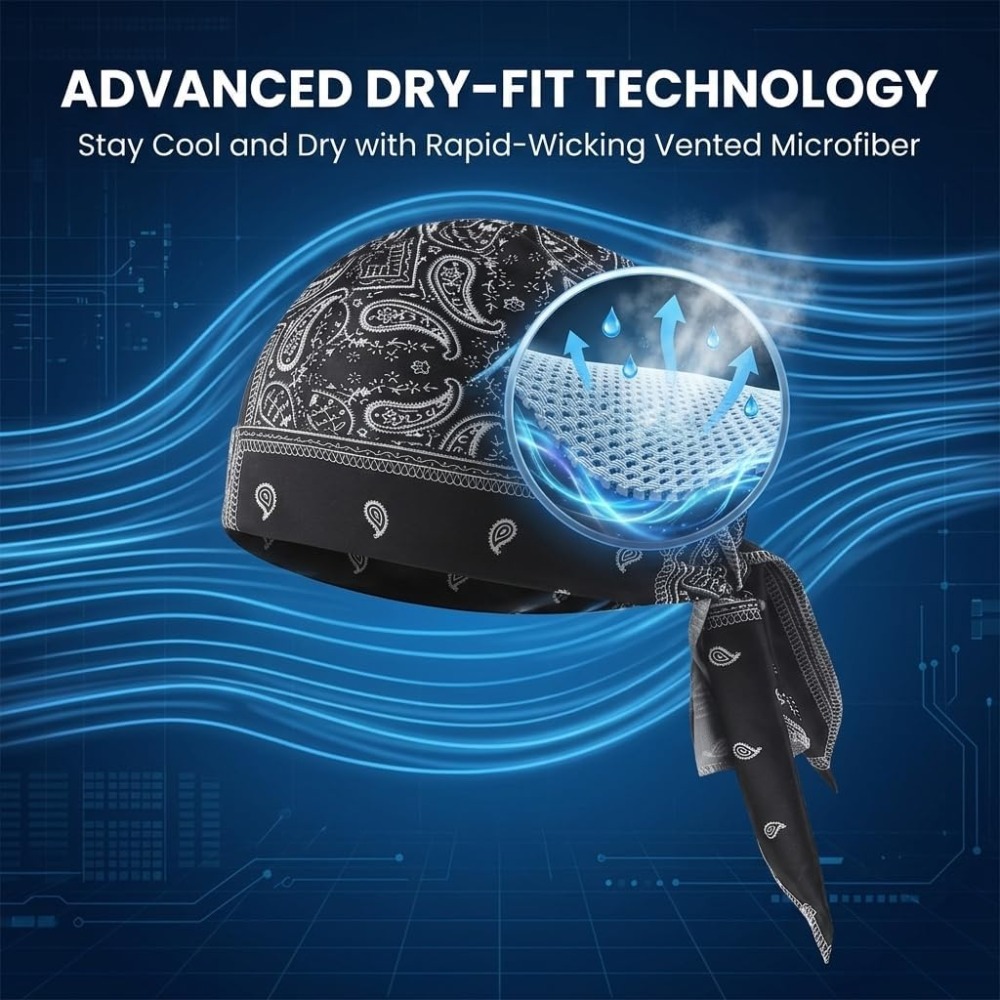 1-5pcs Cooling Skull Cap Helme - Cycling Gear And Accessories recension och pris