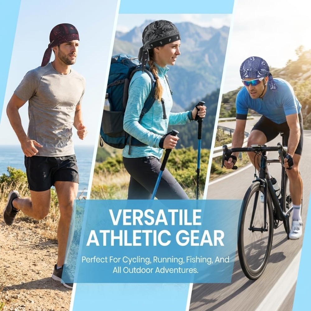 1-5pcs Cooling Skull Cap Helme - Cycling Gear And Accessories recension och pris