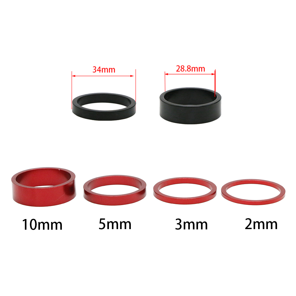 6Pcs/Set 10mm MTB Road Bike St - Bike Stem Riser recension och pris