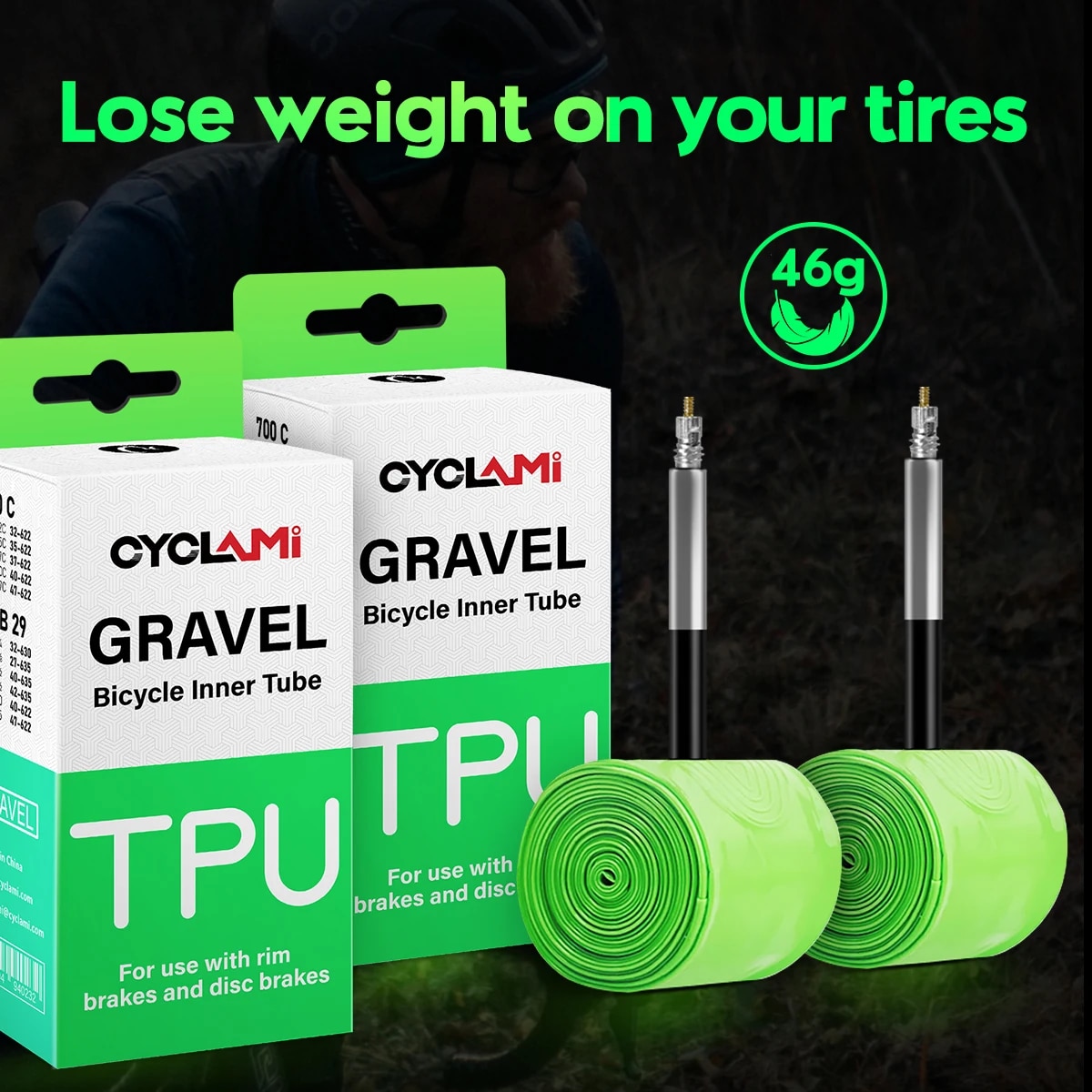 CYCLAMI Ultralight Road MTB 29 - Gravel Bike Tires recension och pris