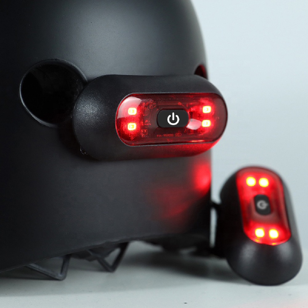 4 Lamp Beads Bicycle Helmet Le - Cycling Gear And Accessories recension och pris