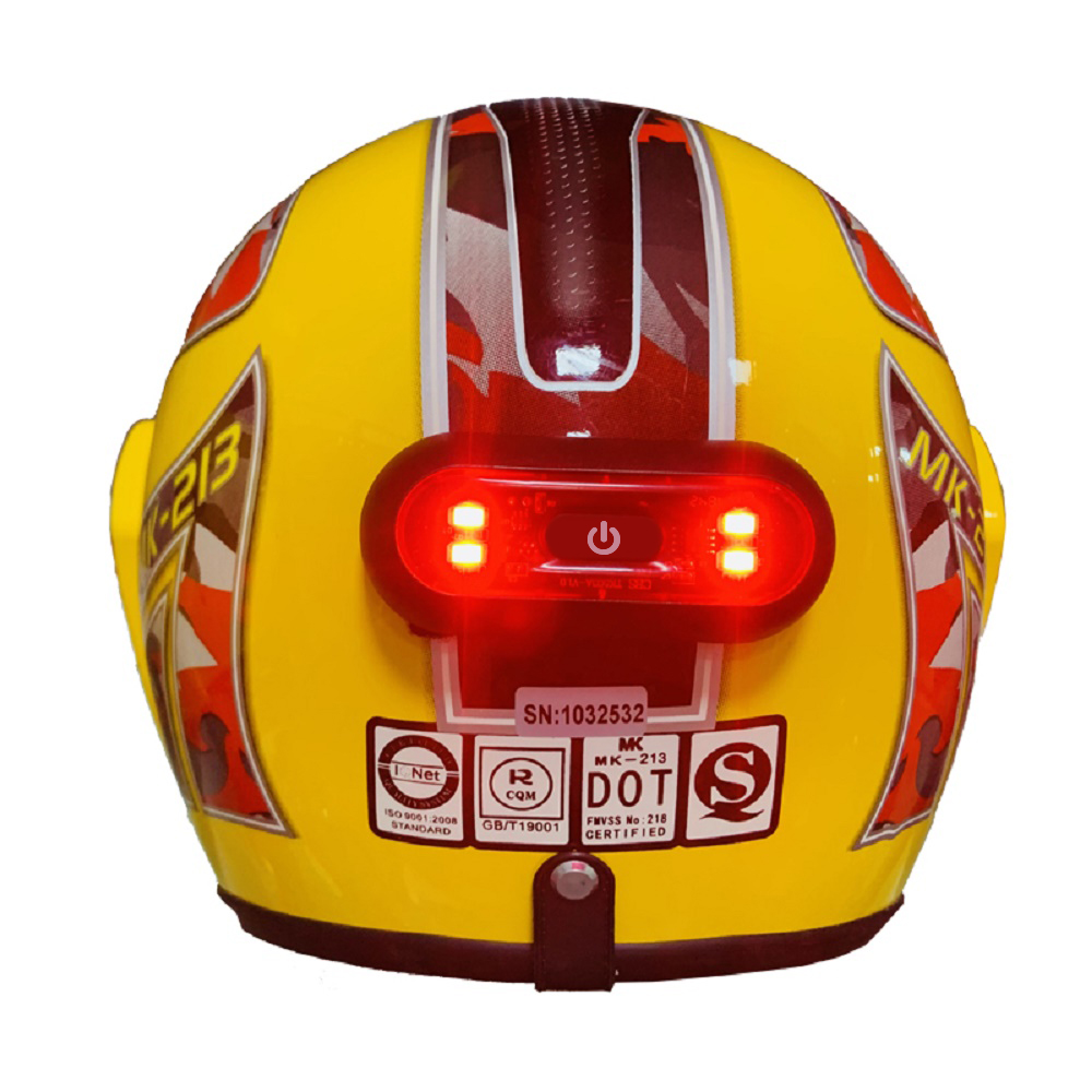 4 Lamp Beads Bicycle Helmet Le - Cycling Gear And Accessories recension och pris