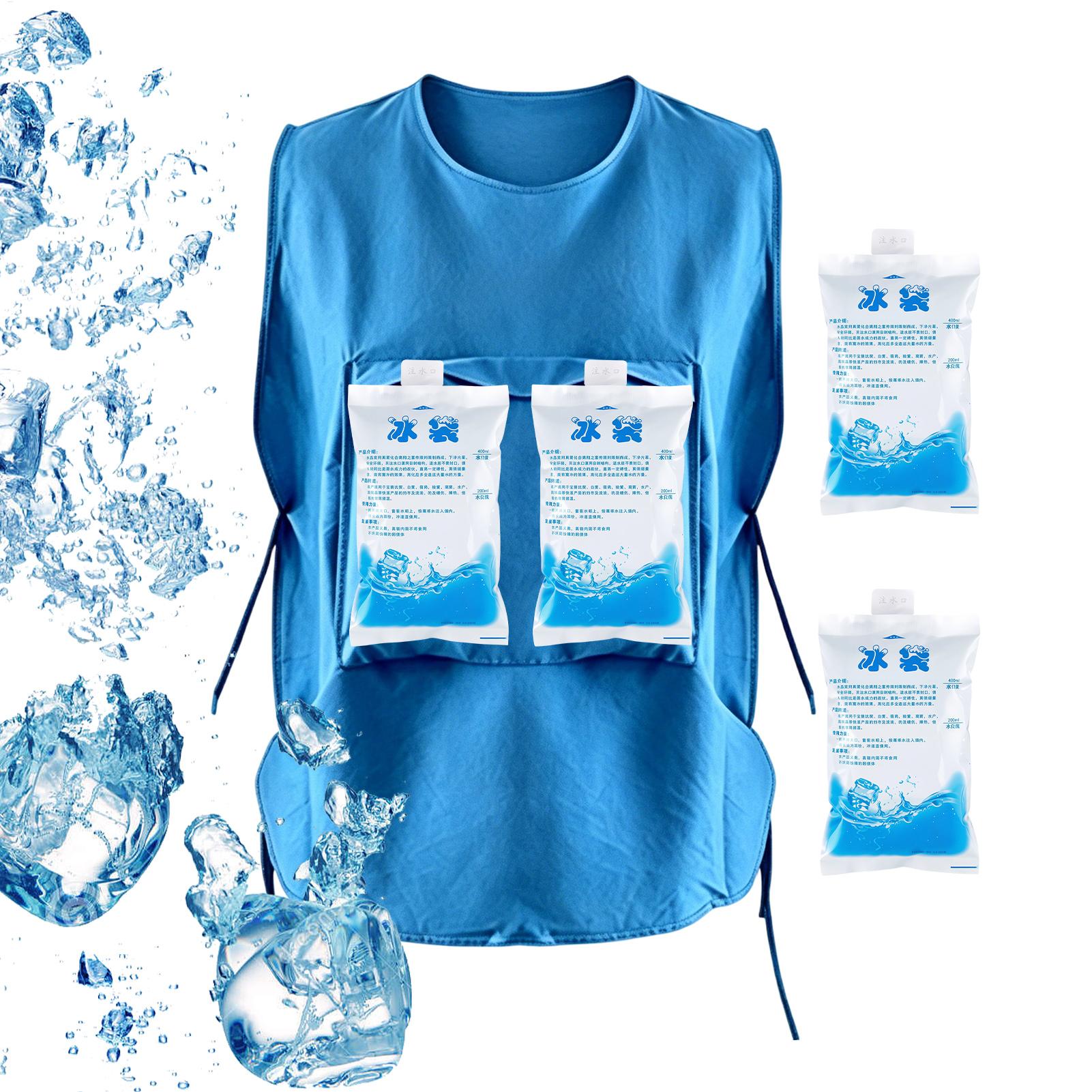 4 Gel Ice Packs Cooling Vest R - Cycling Gear Weather recension och pris
