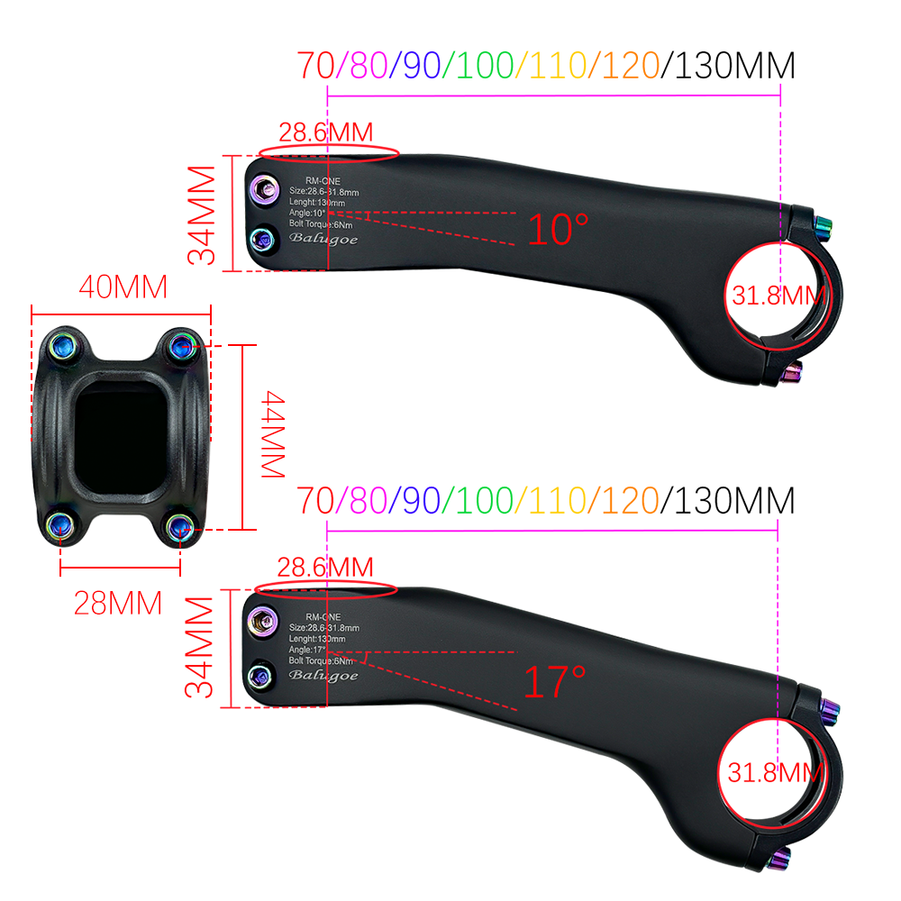 BALUGOE Carbon Fiber Internal  - Bike Stem Riser recension och pris