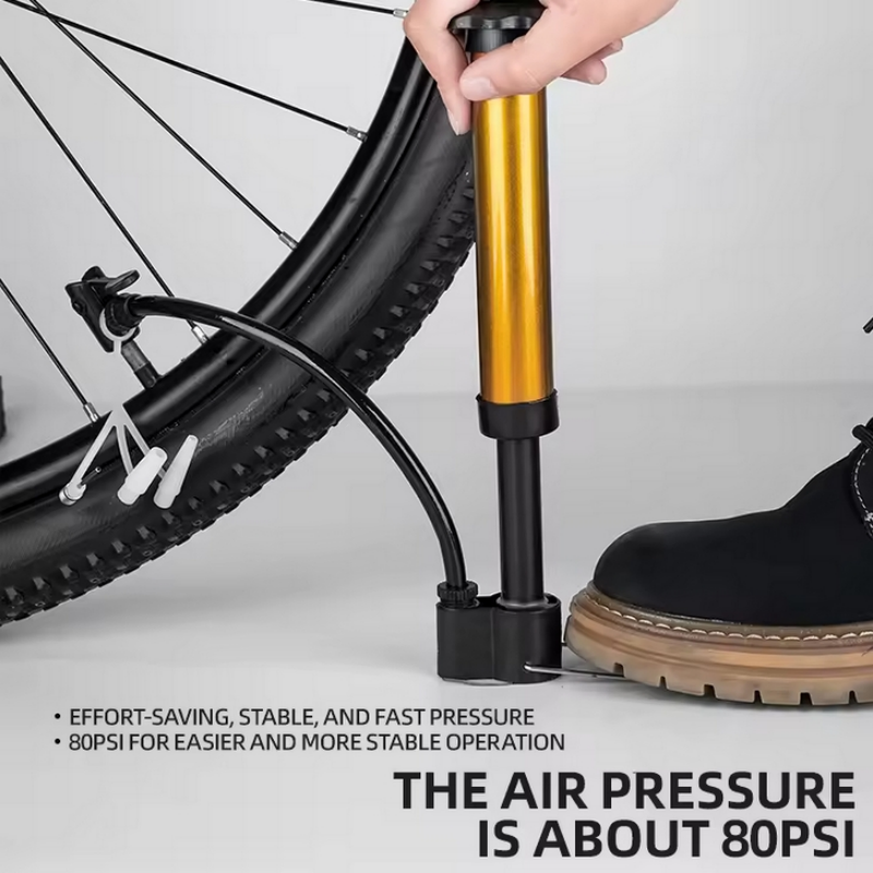 MTB Bicycle Pump 80 PSI Bike M - Mtb Pedals recension och pris