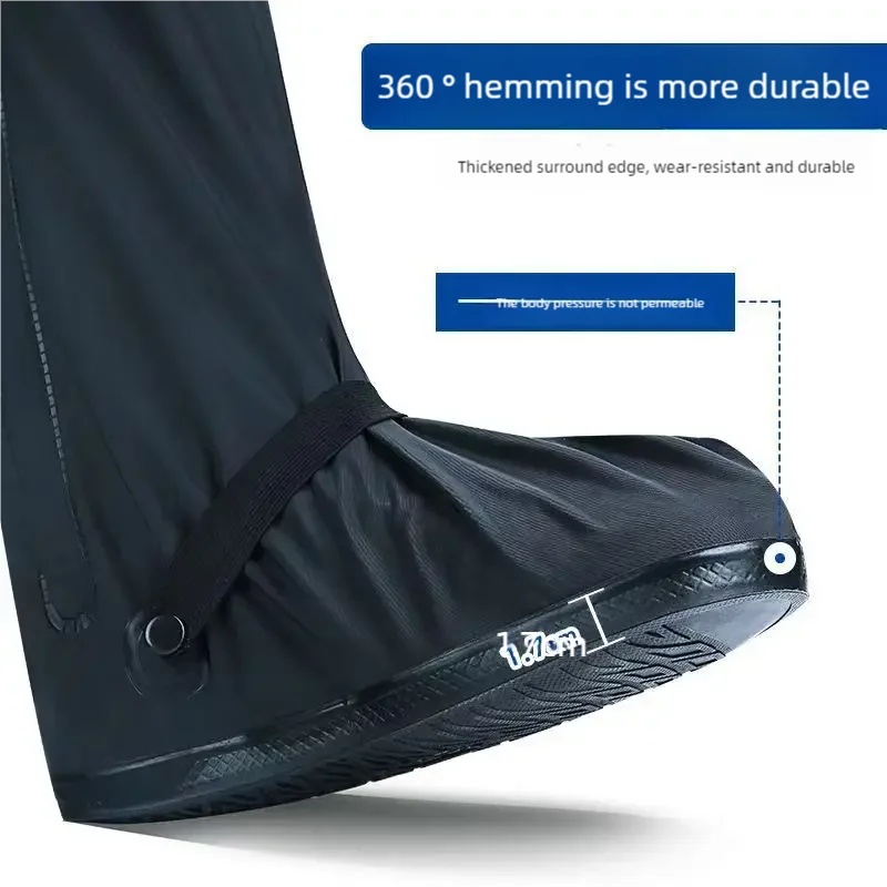 Black High Top Waterproof Rain - Cycling Shoe Covers recension och pris