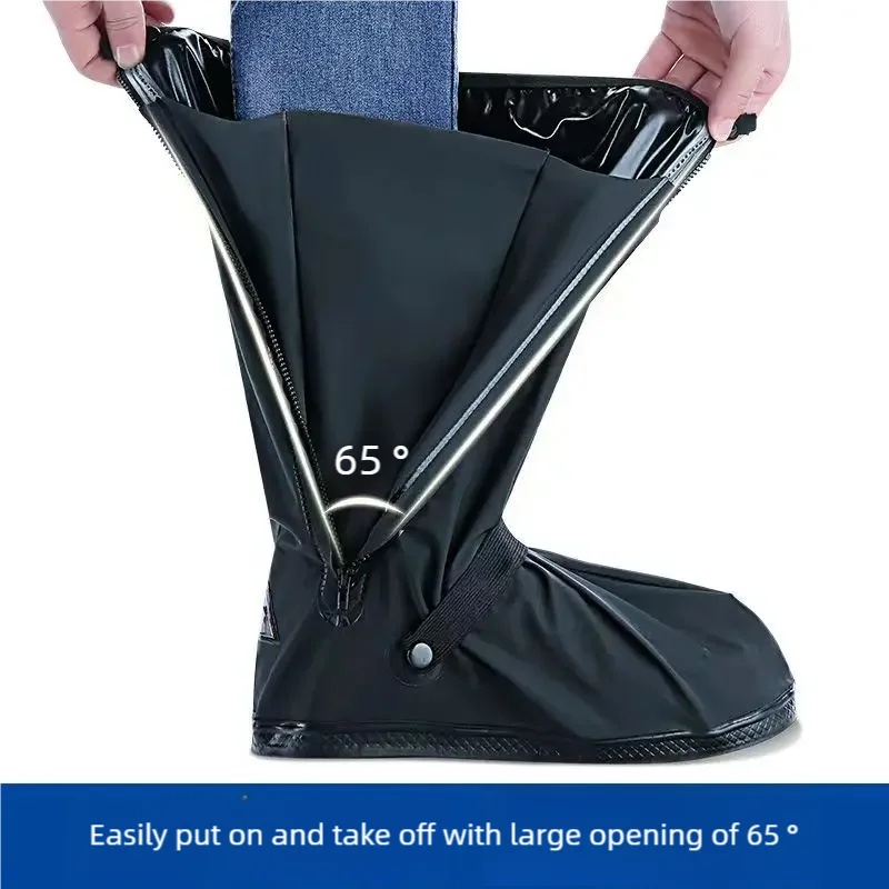 Black High Top Waterproof Rain - Cycling Shoe Covers recension och pris
