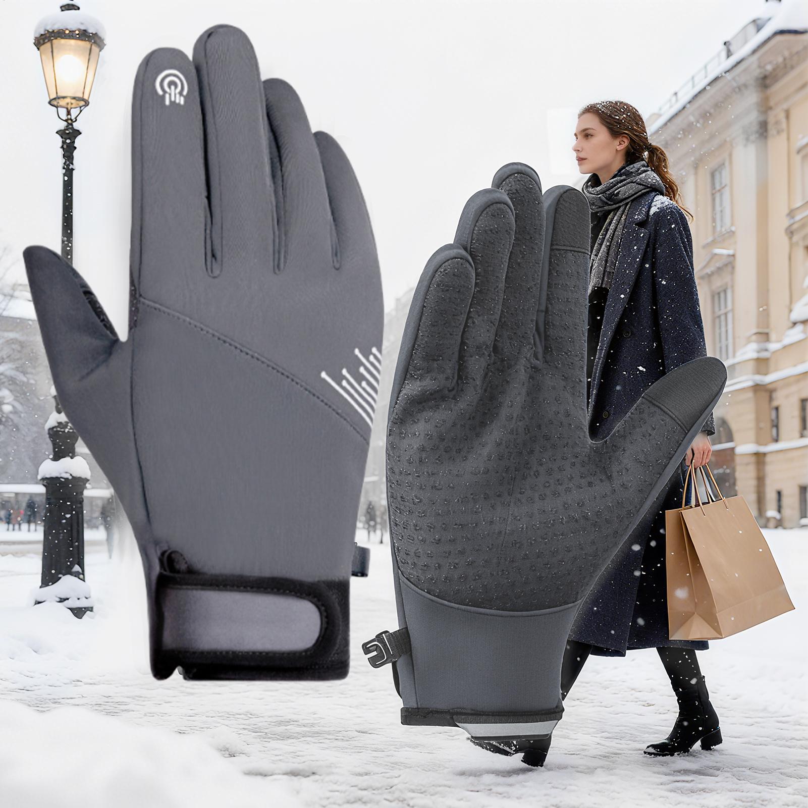 Winter Gloves Women Windproof  - Cycling Gear Weather recension och pris