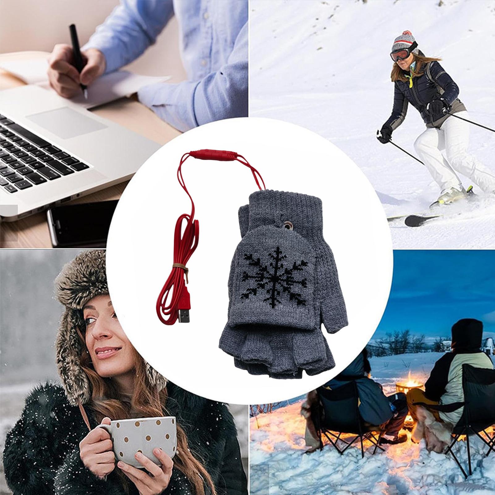 Heated Gloves Fingerless USB H - Cycling Gear Weather recension och pris