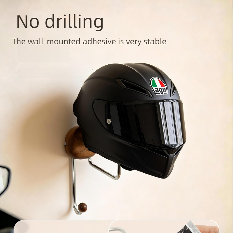 Wall Mount Helmet Storage Rack - Cycling Gear Holder recension och pris