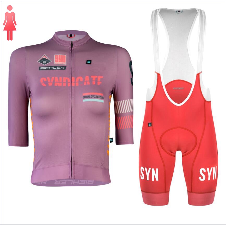 SYN Purple short sleeve Jersey - Cycling Gear Women Sale recension och pris