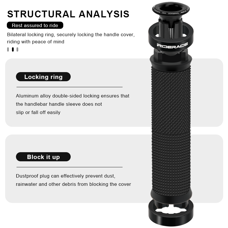 1Pair Bike Grip With End Cap F - Junior Cycling Gear recension och pris