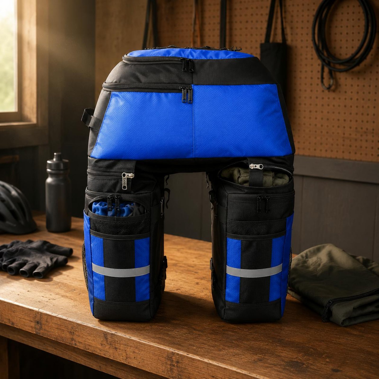 Rear Rack Pannier Bag Rain Cov - Cycling Gear Weather recension och pris