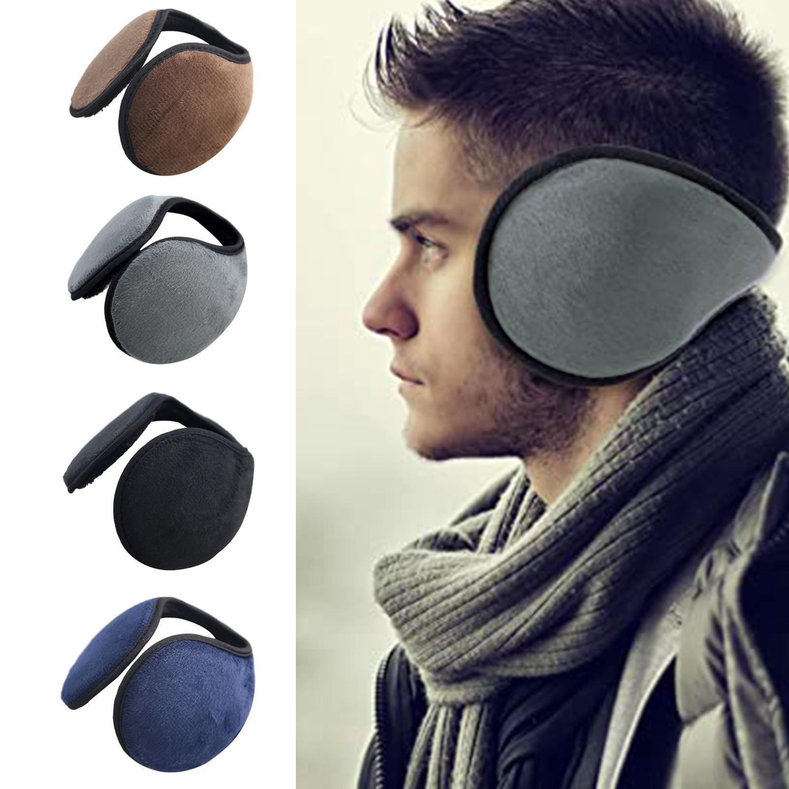 Winter Ear Muffs Warm Fleece F - Cycling Gear Weather recension och pris