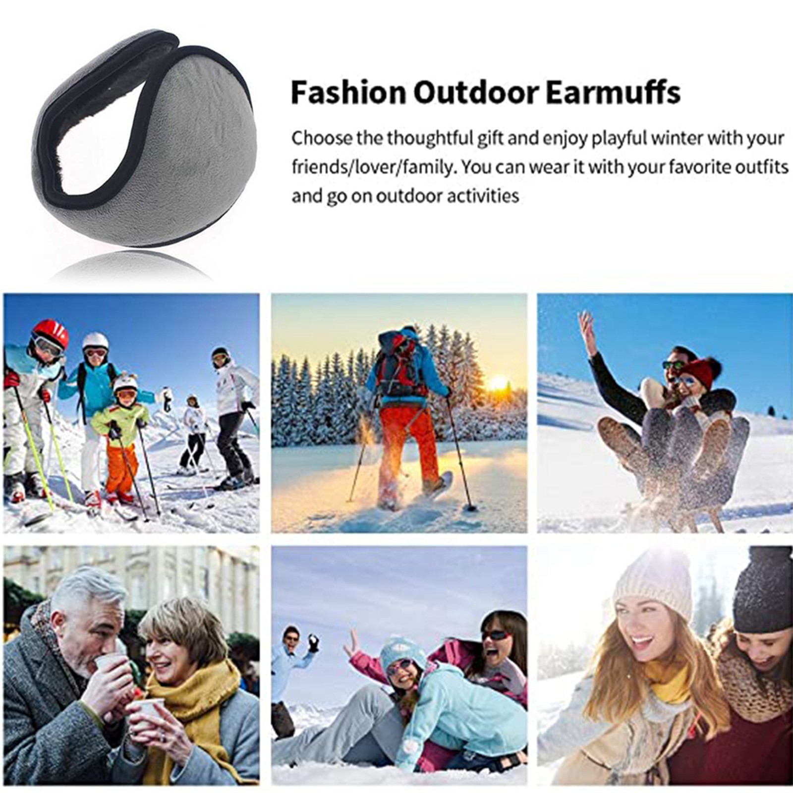 Winter Ear Muffs Warm Fleece F - Cycling Gear Weather recension och pris